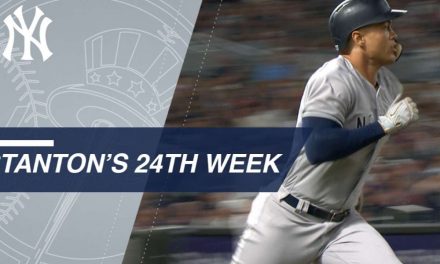 Stanton’s go-ahead RBI highlights 24th week of 2018