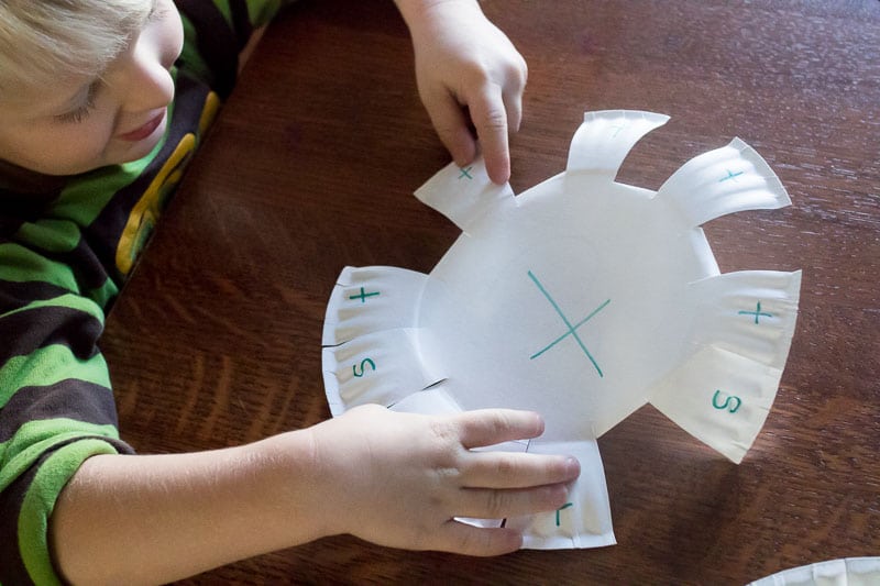 Super Simple Paper Plate Letter Learning Activity for Preschoolers