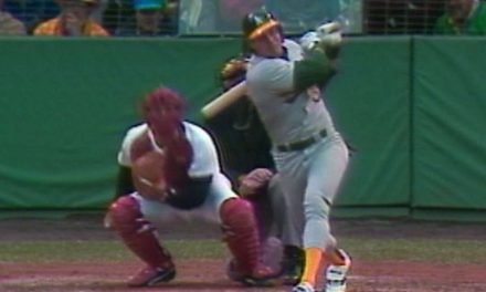 Canseco belts a solo home run
