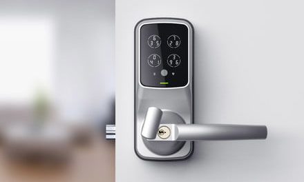 This smart lock adds a Touch ID-style fingerprint sensor to your door
