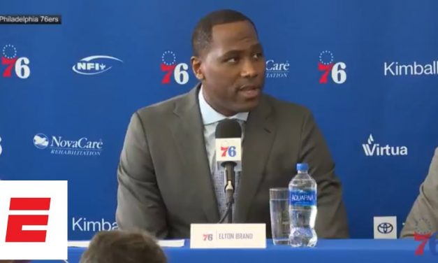 Elton Brand introductory press conference as 76ers GM: Goal is ‘to bring a championship’ | ESPN