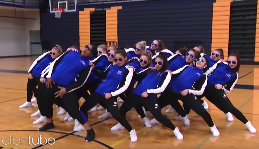 Watch Ellen DeGeneres Surprise the Assistant Principal and Dance Team from That Viral #LevelUpChallenge Video