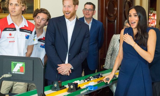 This clip of Prince Harry laughing at Meghan Markle will make you love them even more