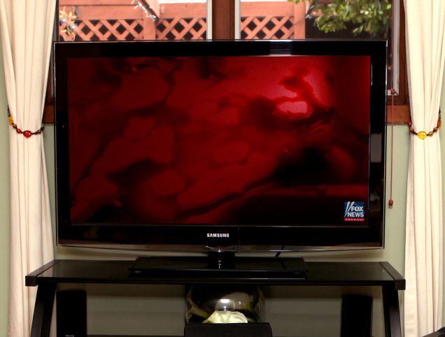 Fox News Now Just Airing Continuous Blood-Red Screen With Disembodied Voice Chanting ‘They’re Coming To Kill You’