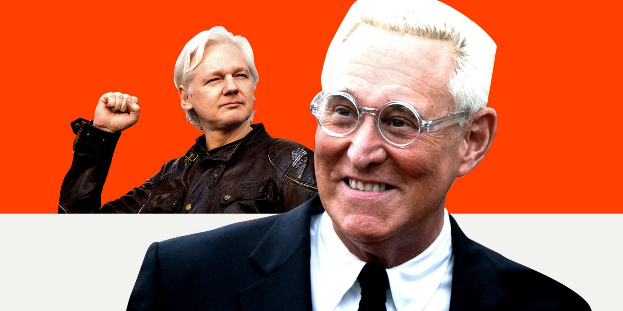 Text Messages Show Roger Stone Was Working to Get a Pardon for Julian Assange