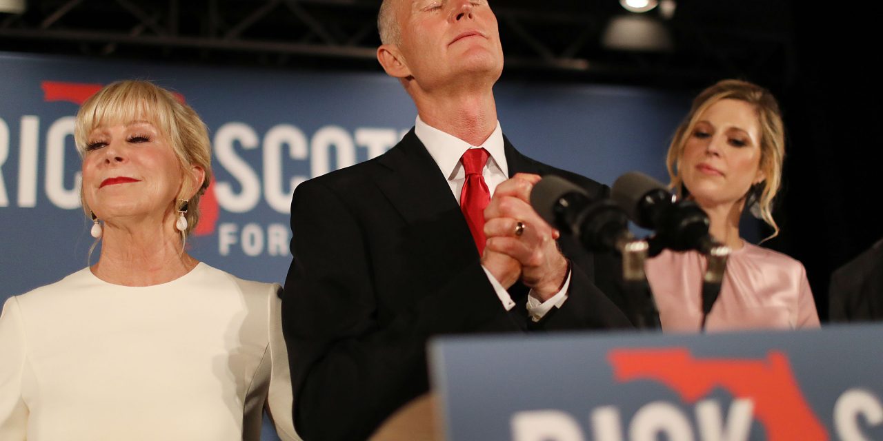 Rick Scott still can’t cite any evidence of voter fraud, directly accuses Sen. Nelson of fraud anyway