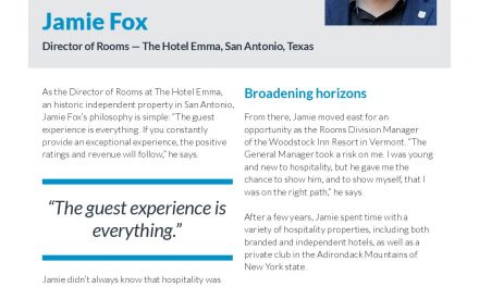 Revinate Heroes: Jamie Fox, Director Of Rooms, Hotel Emma