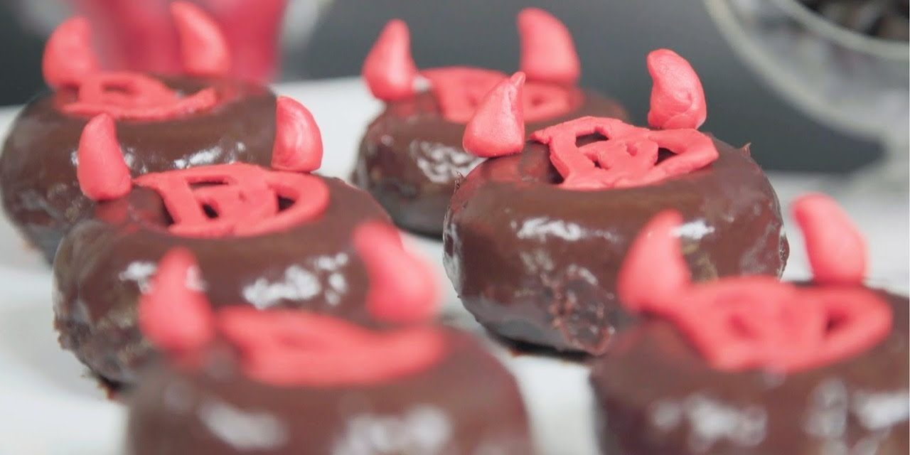Hell’s Kitchen is heating up with these Daredevil Devil’s Food Donuts