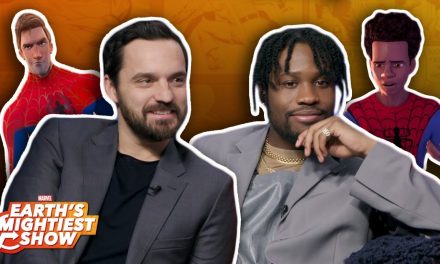 The stars of Spider-Man: Into the Spider-Verse swing by Marvel HQ! | Earth’s Mightiest Show