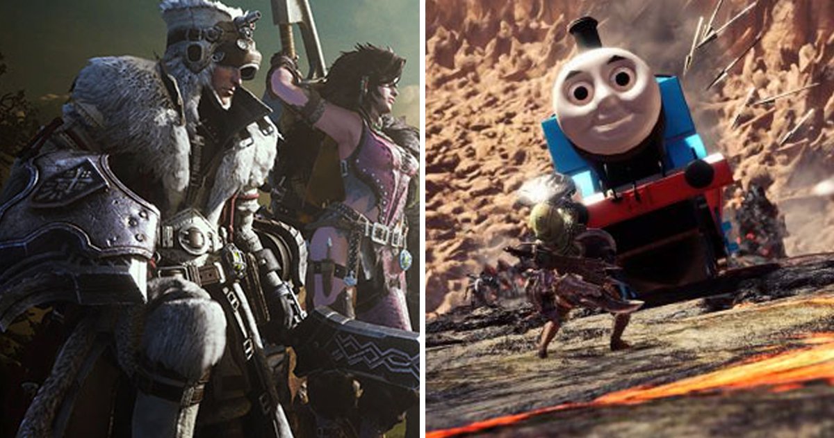 Thomas The Tank Engine Storms Into Monster Hunter World, And It’s Horrifying