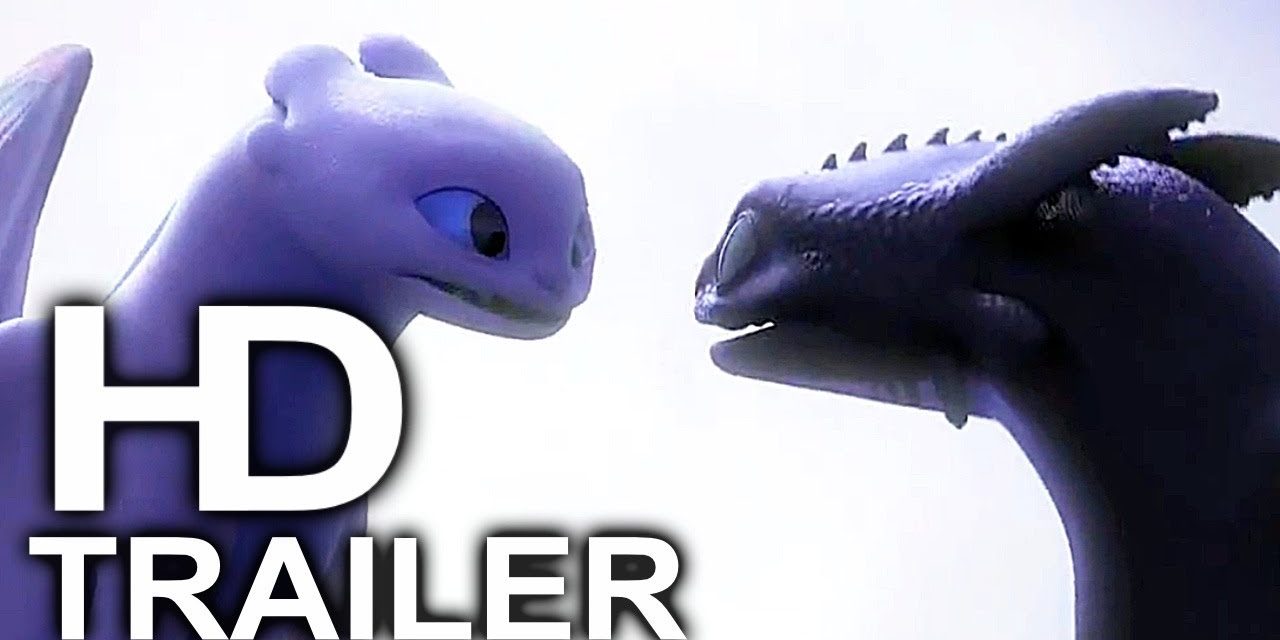 HOW TO TRAIN YOUR DRAGON 3 Toothless Kisses Light Fury Trailer (2019) Animated Movie HD