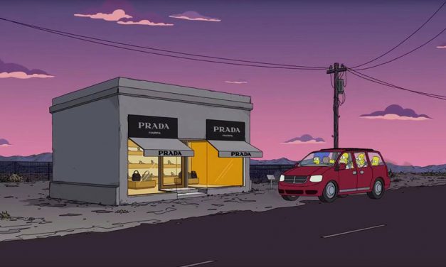 The Simpsons Take a Trip to Prada Marfa