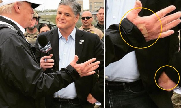 The Internet Has Questions About Mysterious Trump And Hannity Bloody Band-Aids Photo