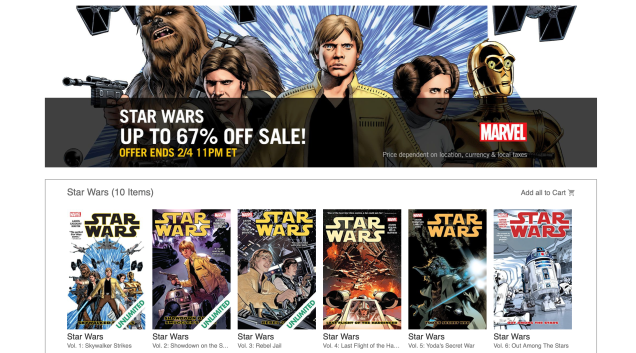 It’s Not a Jedi Mind Trick, These Digital Star Wars Comics Really Are This Cheap. 