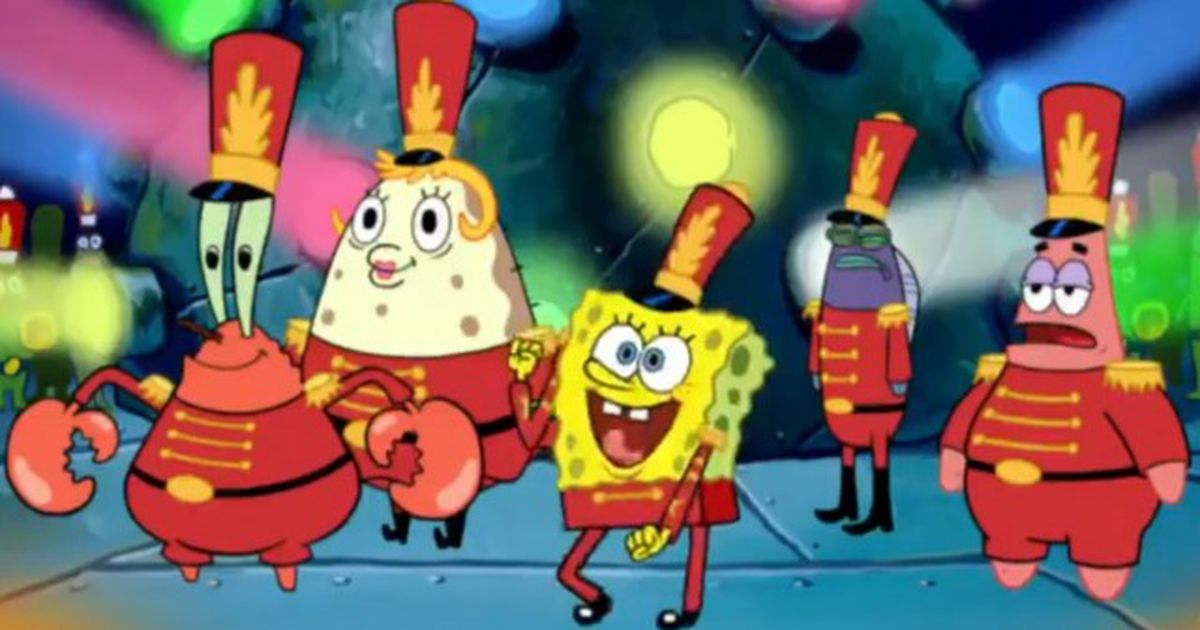 Here’s the Super Bowl halftime show if Maroon 5 had actually played the ‘SpongeBob’ song
