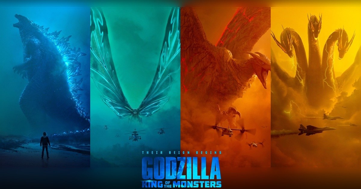 Gorgeous GODZILLA: KING OF THE MONSTERS Posters Celebrate Chinese New Year