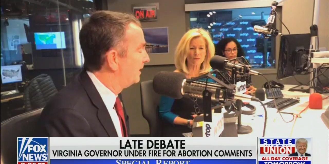 FNC Highlights Media Double Standard in Ignoring Northam on Abortion