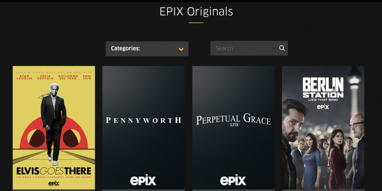 Epix launches a $6 per month streaming service offering 4K video and offline access