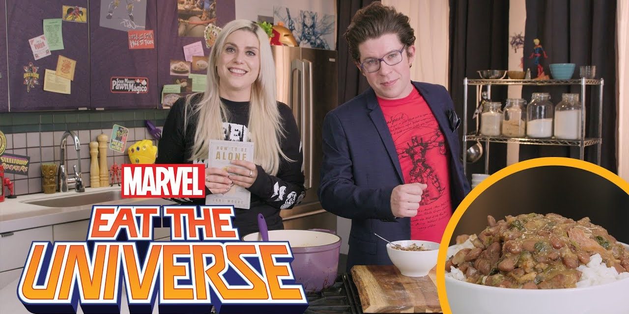 Gambit and Rogue’s Rice and Beans with Lane Moore | Eat The Universe | Eat The Universe