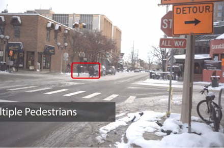 Researchers teach self-driving cars to predict pedestrians’ next moves