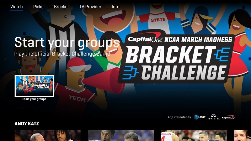 NCAA March Madness Live comes to Android TV