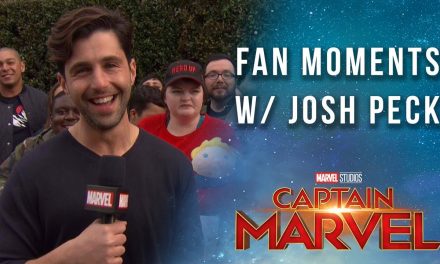 Josh Peck finds the biggest Captain Marvel fans at the Red Carpet Premiere