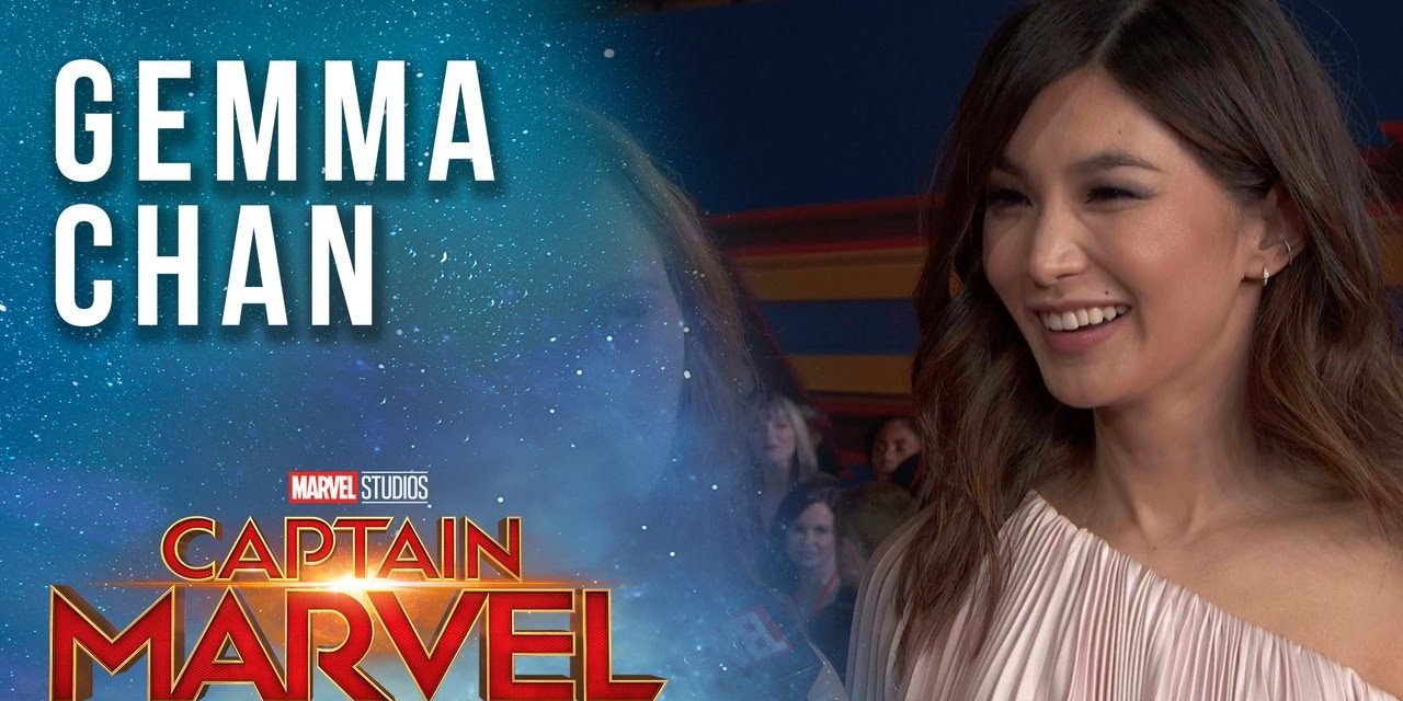 Gemma Chan (Minn-Erva) talks Captain Marvel LIVE from the Red Carpet!