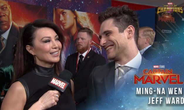 Agents of S.H.I.E.L.D. Ming-Na Wen and Jeff Ward at the Captain Marvel Premiere