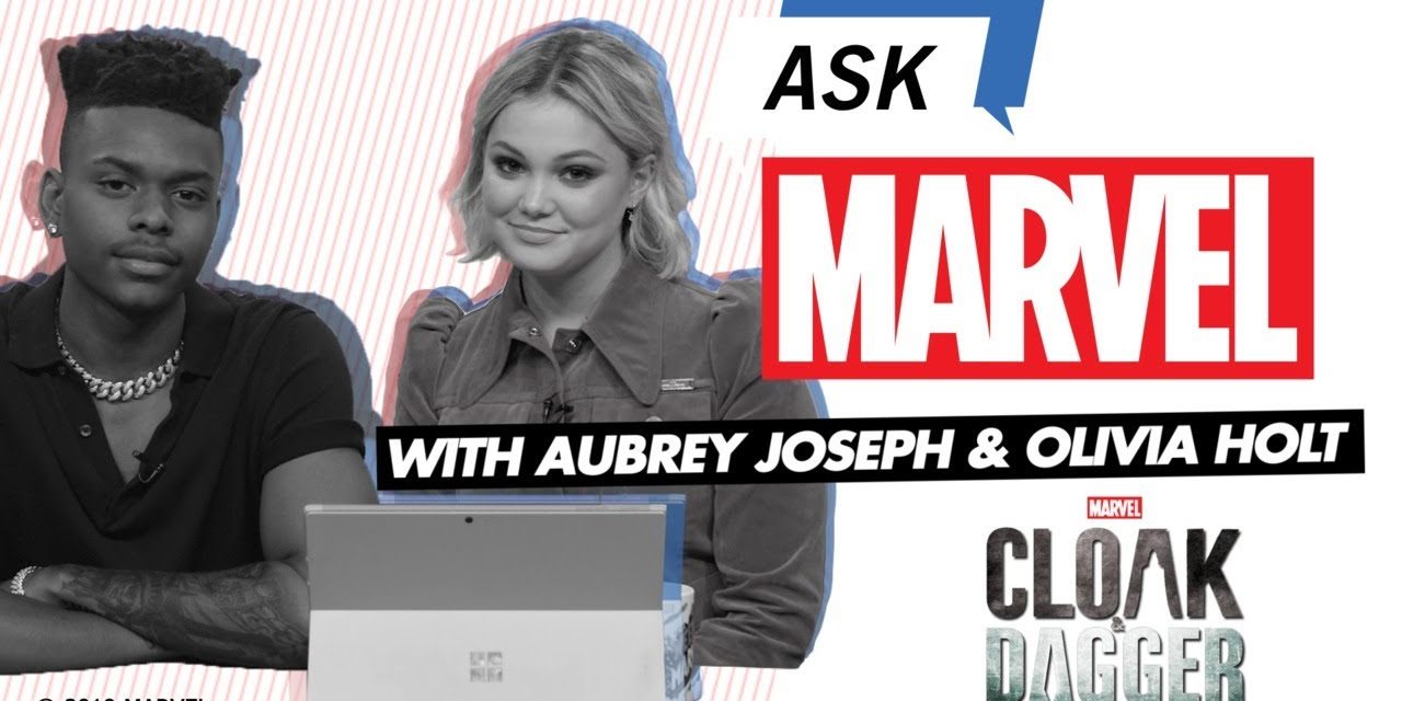 Aubrey Joseph & Olivia Holt answer YOUR Marvel’s Cloak & Dagger questions! | Ask Marvel