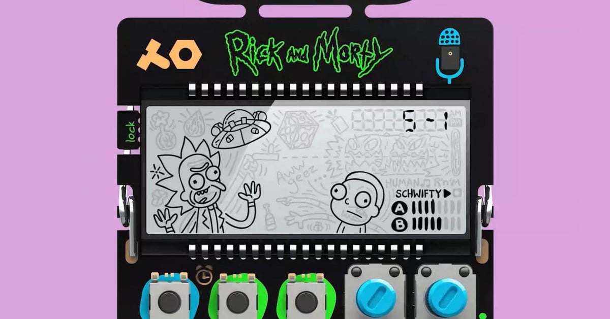 Get schwifty and snag this Rick and Morty-themed pocket synth before it’s gone