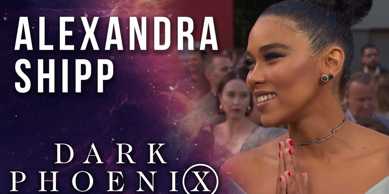 Alexandra Shipp on Storm and strong female Super LIVE from the X-Men: Dark Phoenix Premiere
