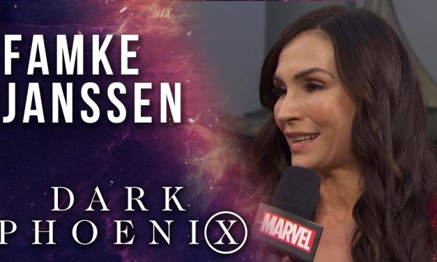 Famke Janssen chooses between Wolverine and Cyclops at the X-Men: Dark Phoenix Premiere