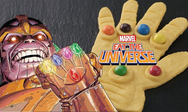 Making an Infinity Gauntlet with Hazelnut Spread M&M’s!