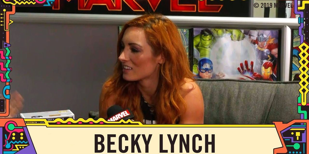 Becky Lynch, “The Man”, talks her Marvel origin story at SDCC 2019!