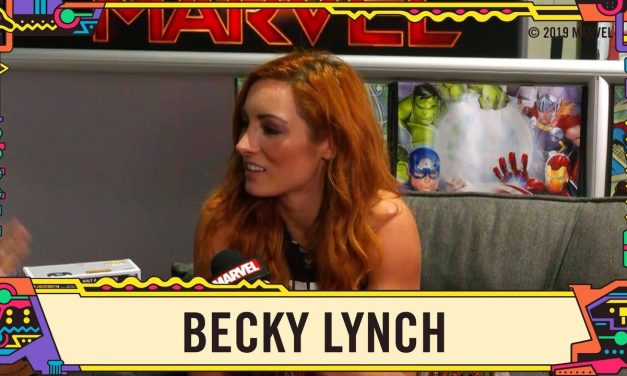 Becky Lynch, “The Man”, talks her Marvel origin story at SDCC 2019!