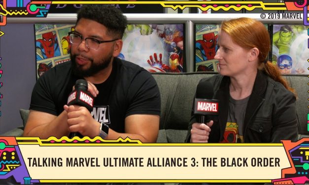 Creating a team in MARVEL ULTIMATE ALLIANCE 3: The Black Order @ SDCC 2019