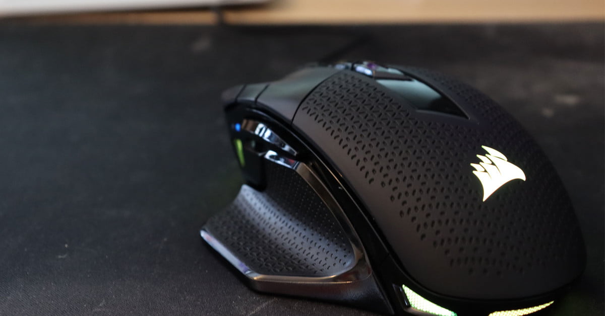 Have big hands? The Corsair Night Sword RGB is the gaming mouse for you
