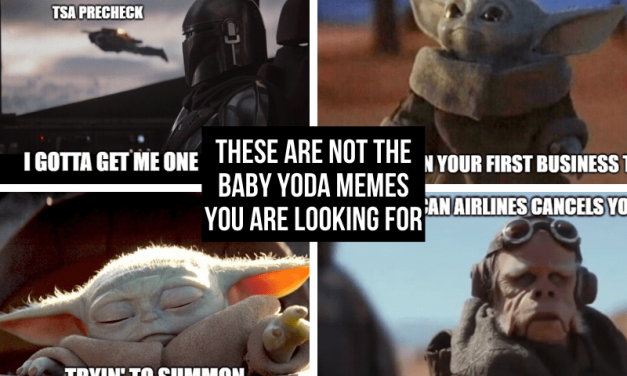 These are not the Baby Yoda Memes you are looking for (about travel)