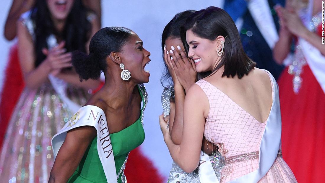 Miss Nigeria had the best reaction to Jamaica winning the Miss World title and we’re all inspired