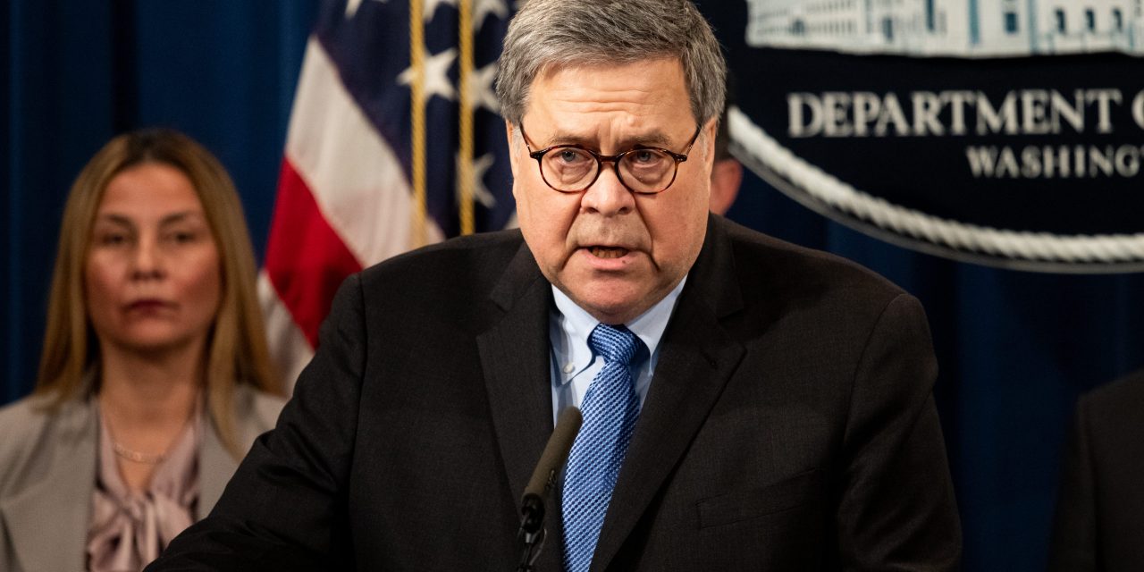 AG Barr Highlights Greatest Threat To U.S.: ‘Should Vastly Outweigh All Other’ Priorities