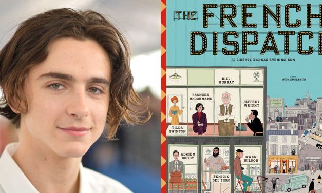 Timothee Chalamet Wears No Clothes in ‘French Dispatch’ Poster & Fans Can’t Handle It