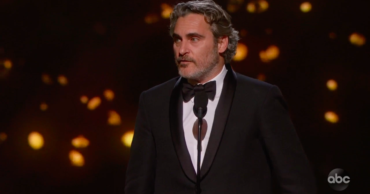 Joaquin Phoenix’s Oscars speech talks about fight against injustice…and much more