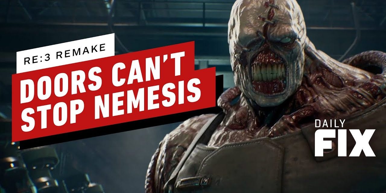 Resident Evil 3 Remake’s Nemesis Can Bust Through Safe Room Doors – IGN Daily Fix