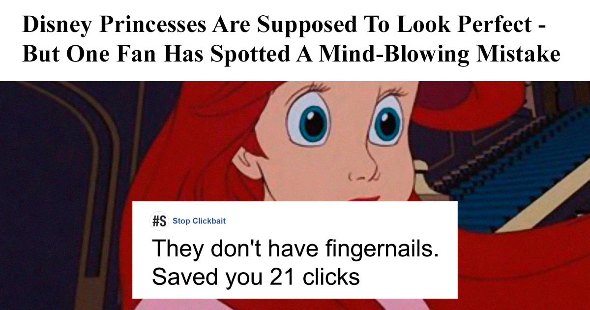 30 Times ‘Stop Clickbait’ Hilariously Summarized Clickbait Articles And Saved You A Click (New Pics)