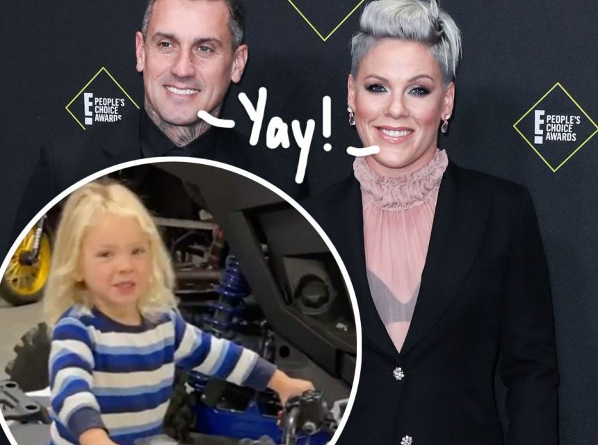 Pink’s Son Jameson Looks Healthy & Happy ‘Rocking Out’ With Dad Carey Hart After Recovering From The Coronavirus!