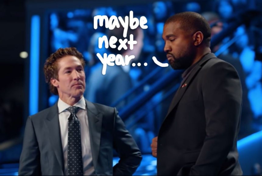 Kanye West To Skip Easter Sunday With Joel Osteen & Stream Virtual Concert Service For Fans Instead!
