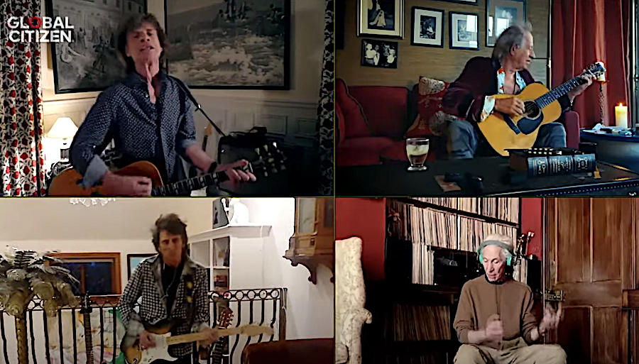 Watch the Rolling Stones Play “You Can’t Always Get What You Want” While Social Distancing in Quarantine