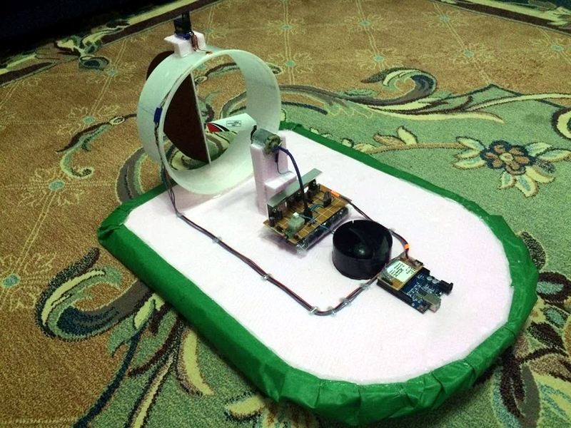 Foamboard Makes for a  Light Hovercraft