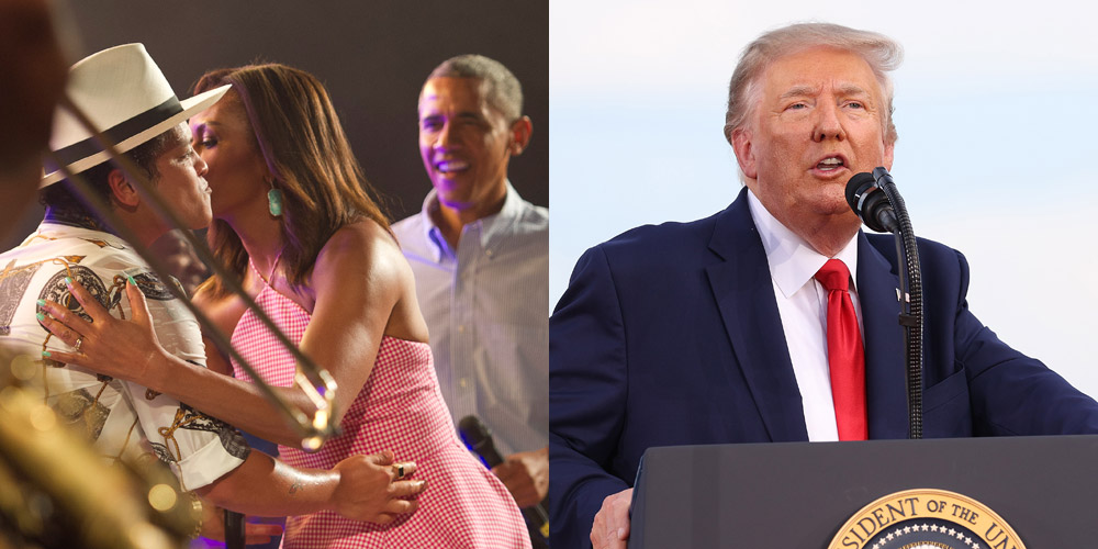 Obama Had Bruno Mars at His July 4th Party in 2015, Trump Had a Guy Singing Bruno Mars in 2020