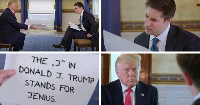 Trump’s Interview With Jonathan Swan Results In Hilarious Jokes (30 Pics)